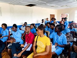 AUU International Students in Sierra Leone with Nightingale College